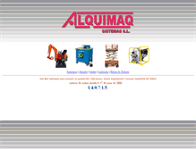 Tablet Screenshot of alquimaq.es